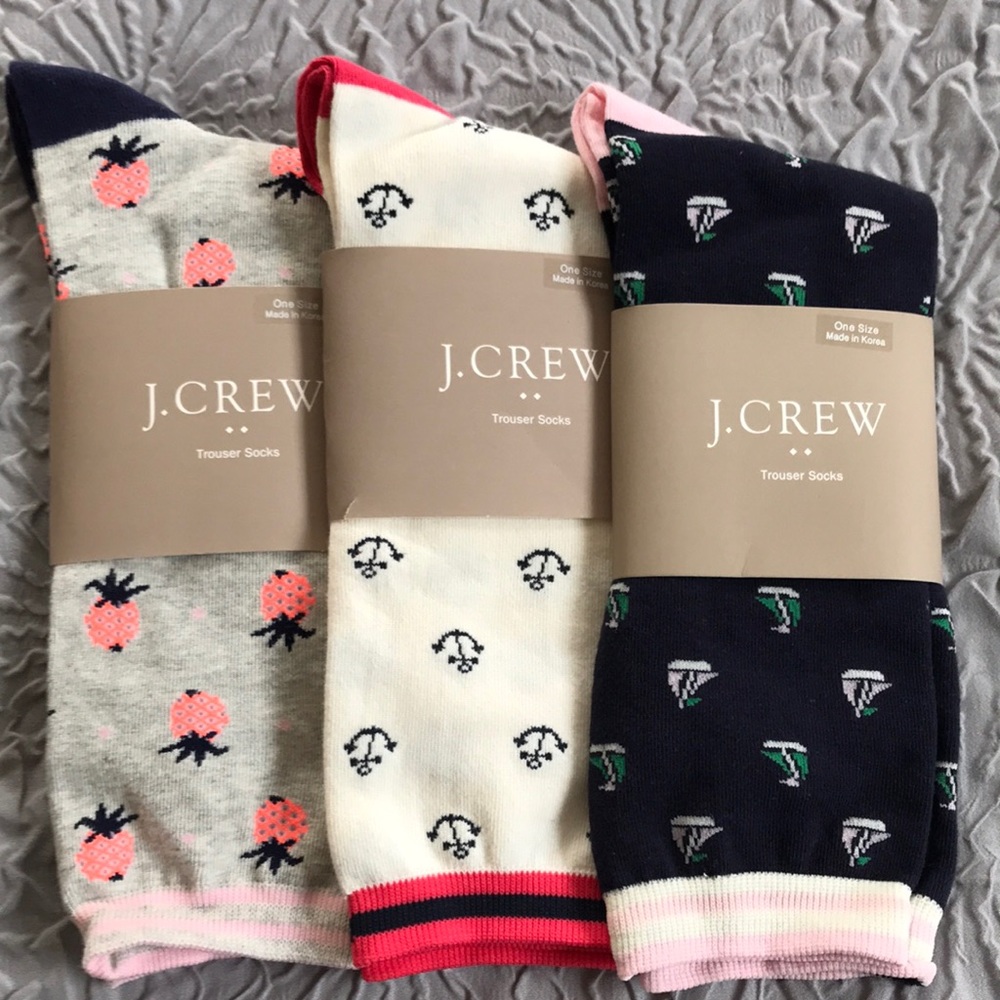 NWT - Lot of J Crew socks